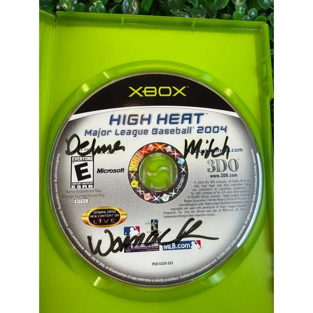 High Heat Major League Baseball 2004 video game for the Xbox console Video Game